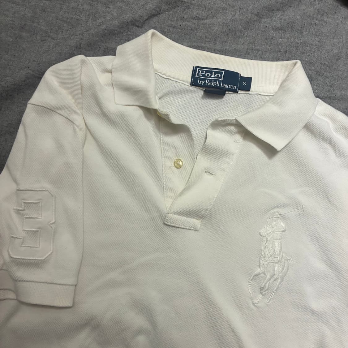 폴로 빅포니 화이트 반팔 상품이미지4