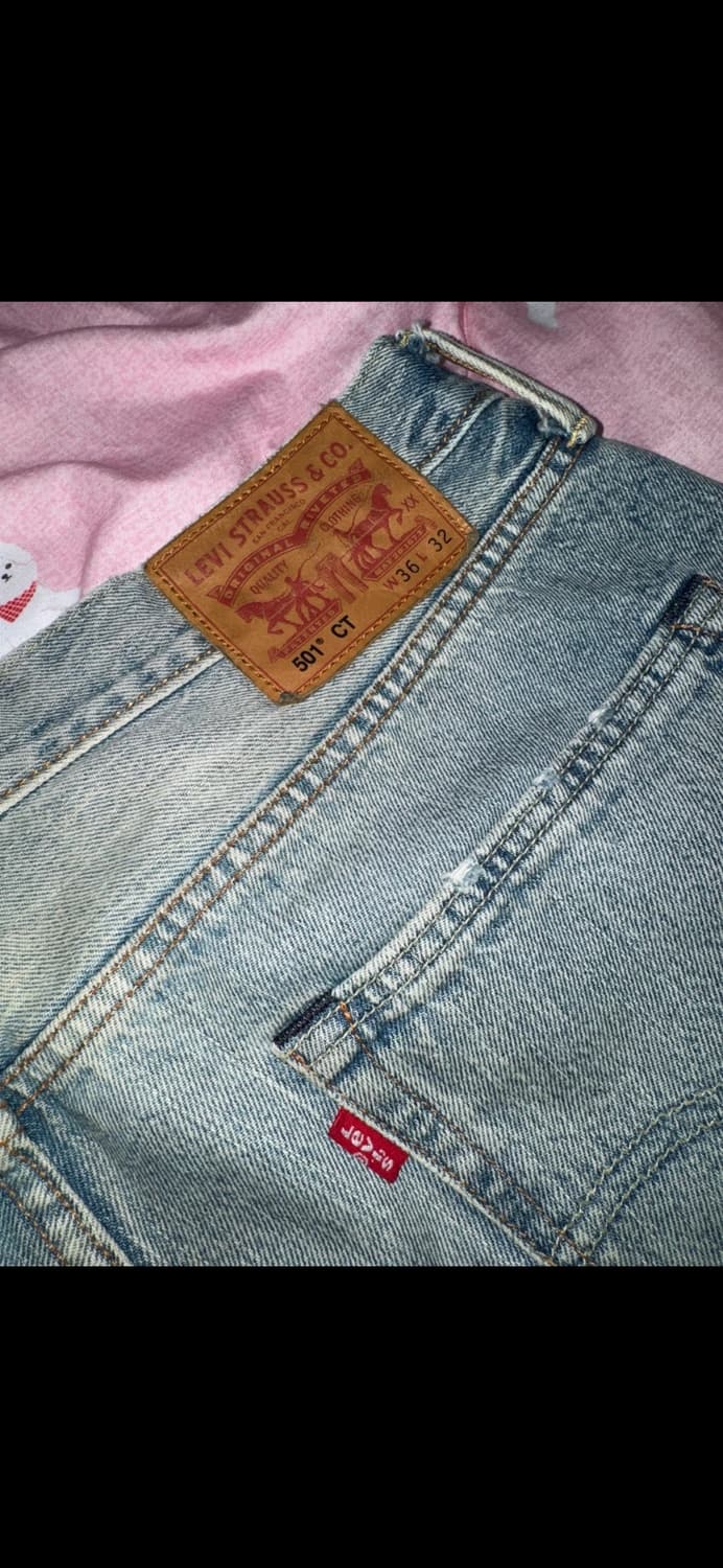 리바이스 501 디스트로이드 데님 팬츠 35사이즈 상품이미지7