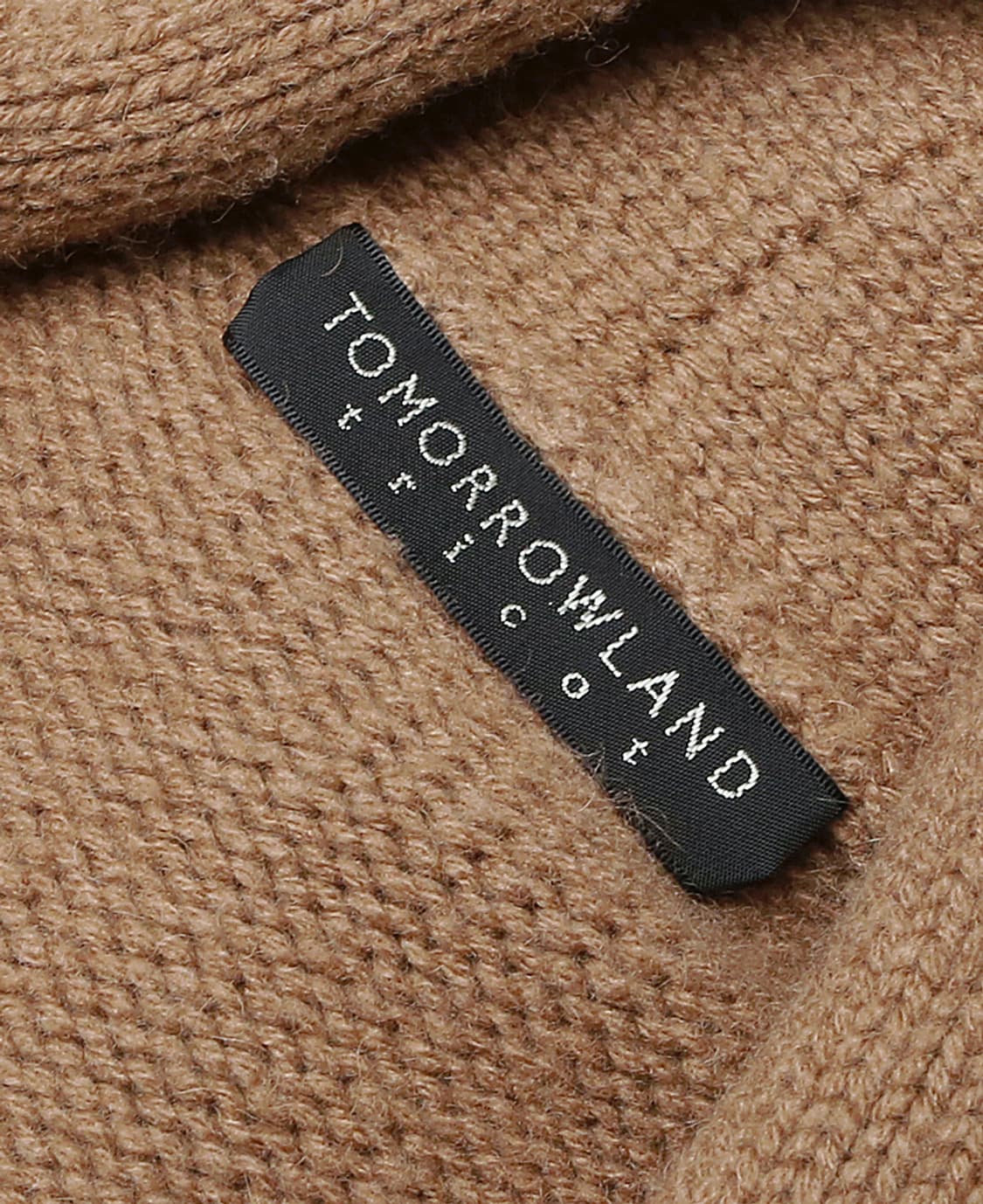 투모로우랜드 [Tomorrowland] 트리콧 낙타털 숄카라 니트 가디건 상품이미지4