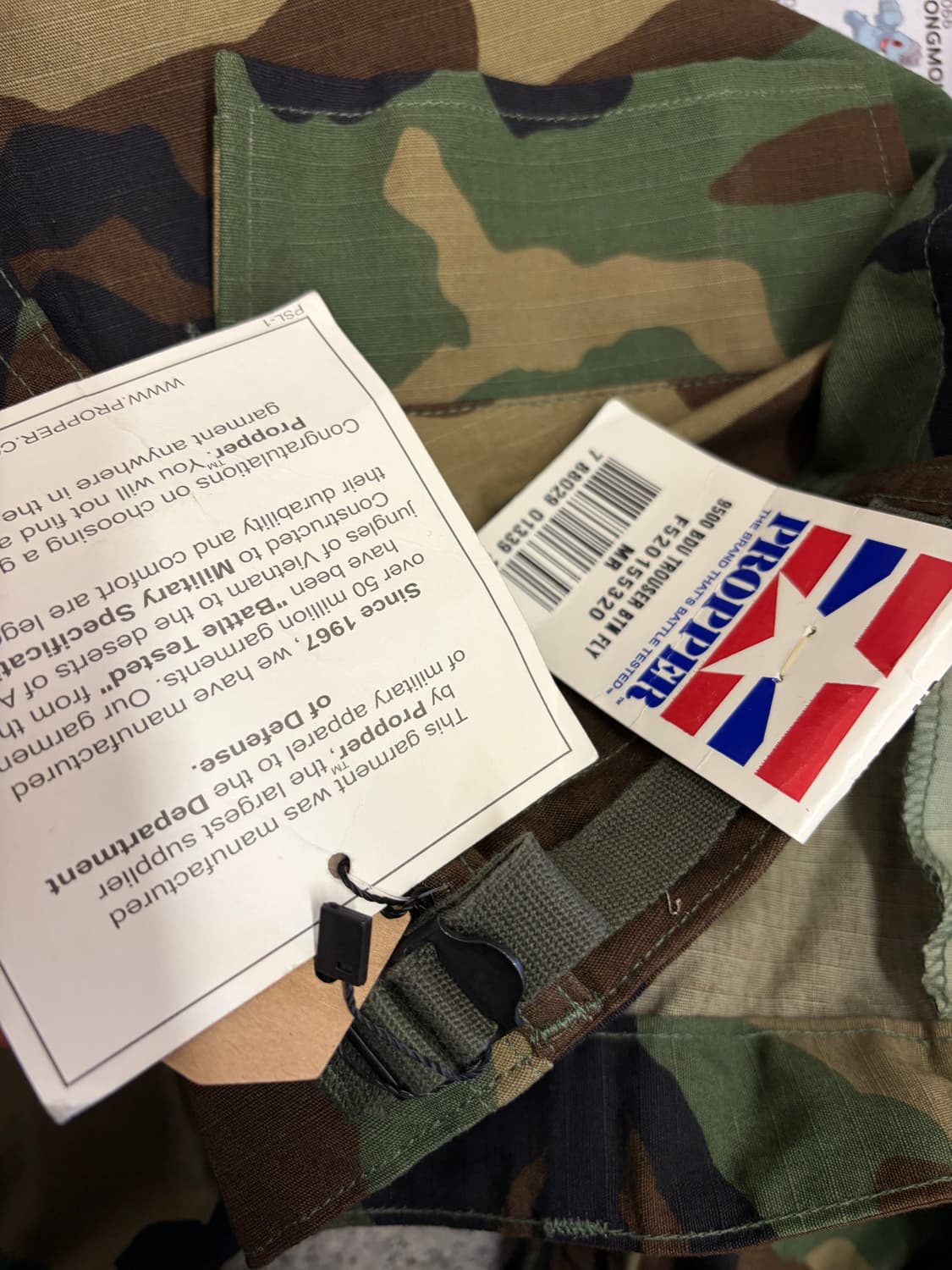 N224. 미군 프로퍼 카모 팬츠 상품이미지6