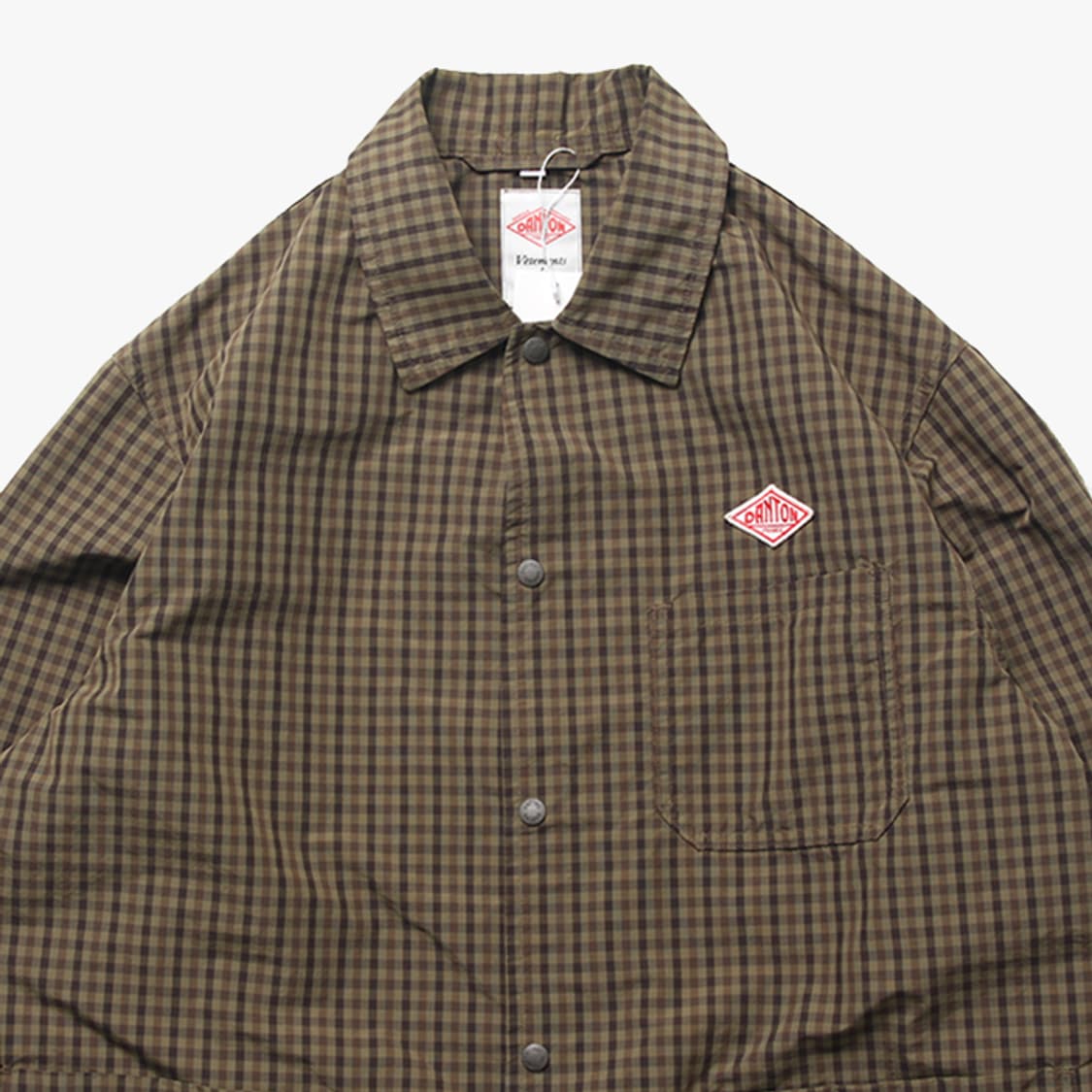 DANTON "Brown Check Jacket" 상품이미지2