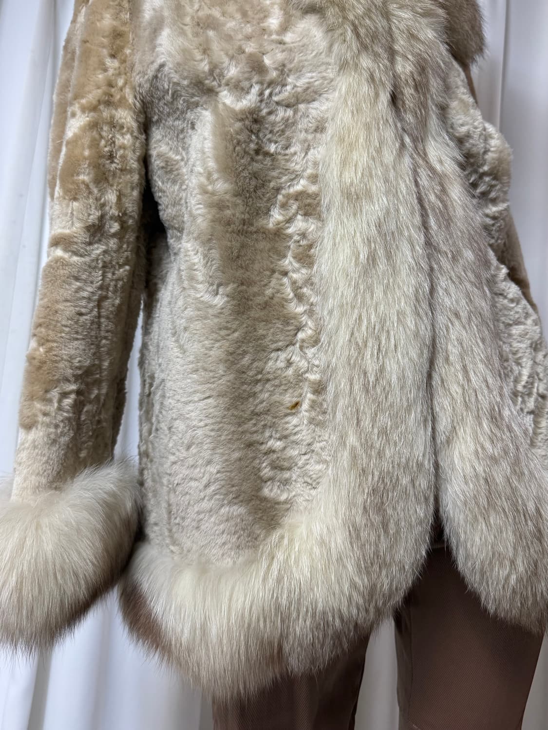 핀터레스트 무드 리얼 퍼 자켓 상품이미지9