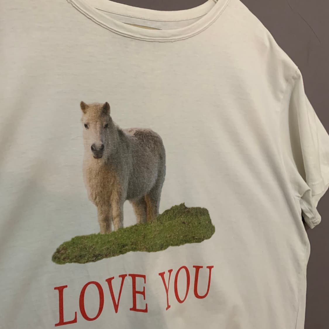 S MATIN KIM 마뗑킴 LOVE YOU 프린팅 오버핏 반팔티 상품이미지3