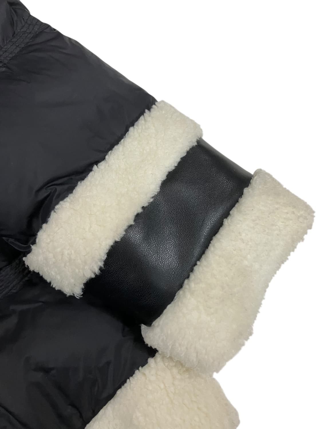 Castrelbajac 까스텔바작 레더 퍼 후드 패딩 M 상품이미지6