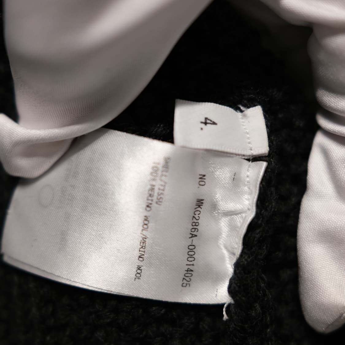 톰브라운 사선완장 아란 케이블 가디건 다크그레이 상품이미지6