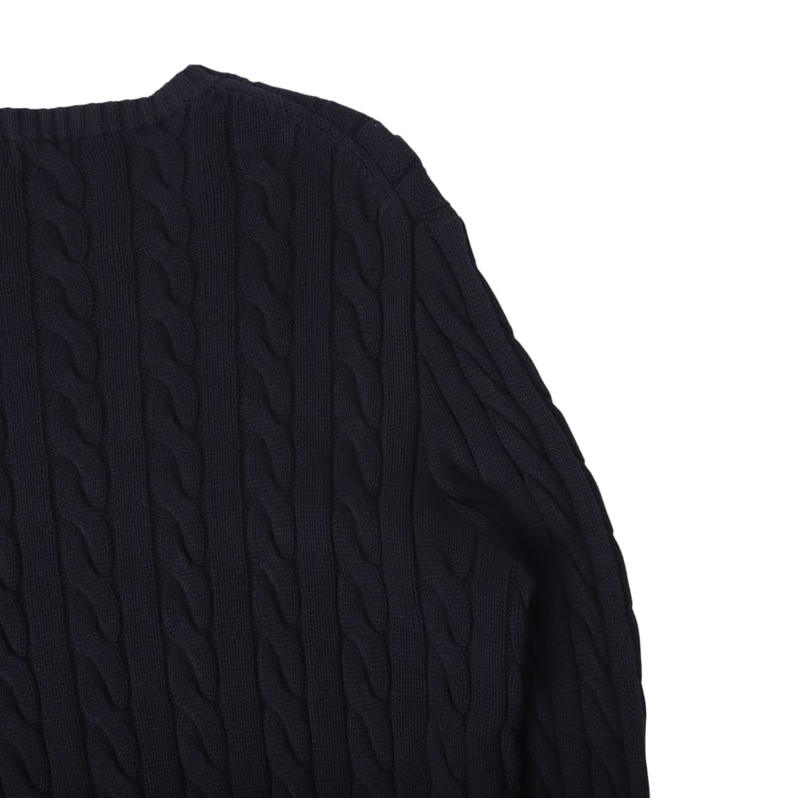 폴로 랄프로렌 QR 다크네이비 케이블 니트 상품이미지6