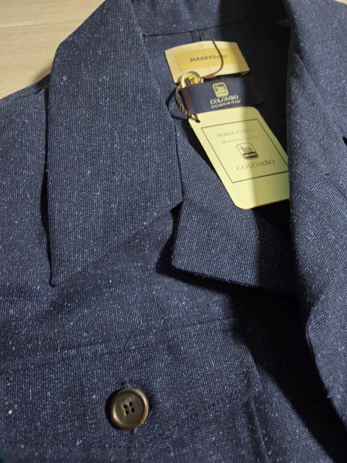 사파리 남자 반코트 (울 75%, 실크 25%).M사이즈 상품이미지2