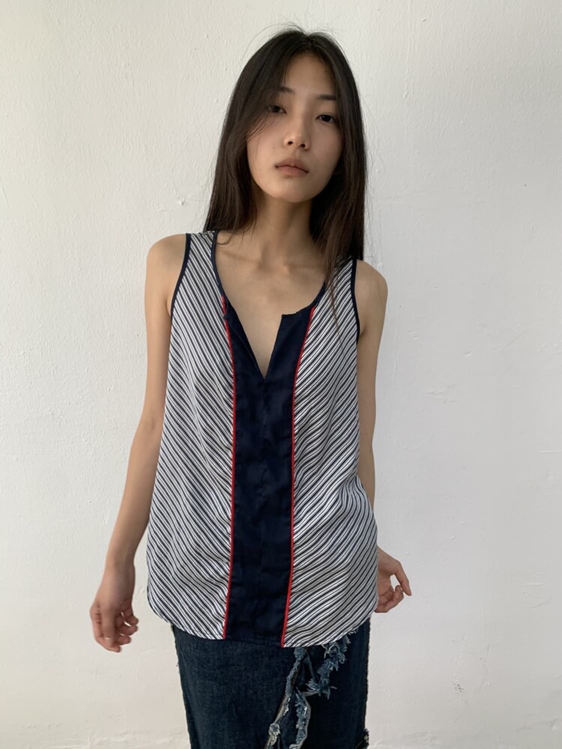 Gap striped sleeveless blouse 상품이미지2