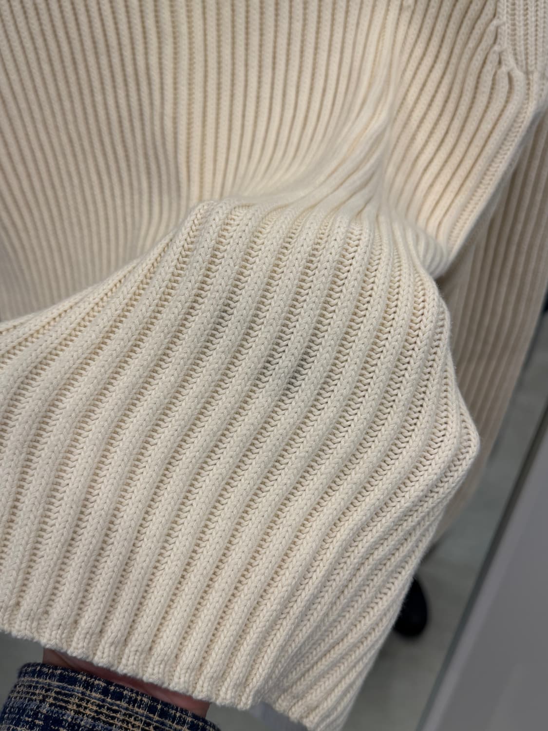 90-00s Polo Jeans 폴로 진스 리브드 터틀넥 니트 상품이미지8