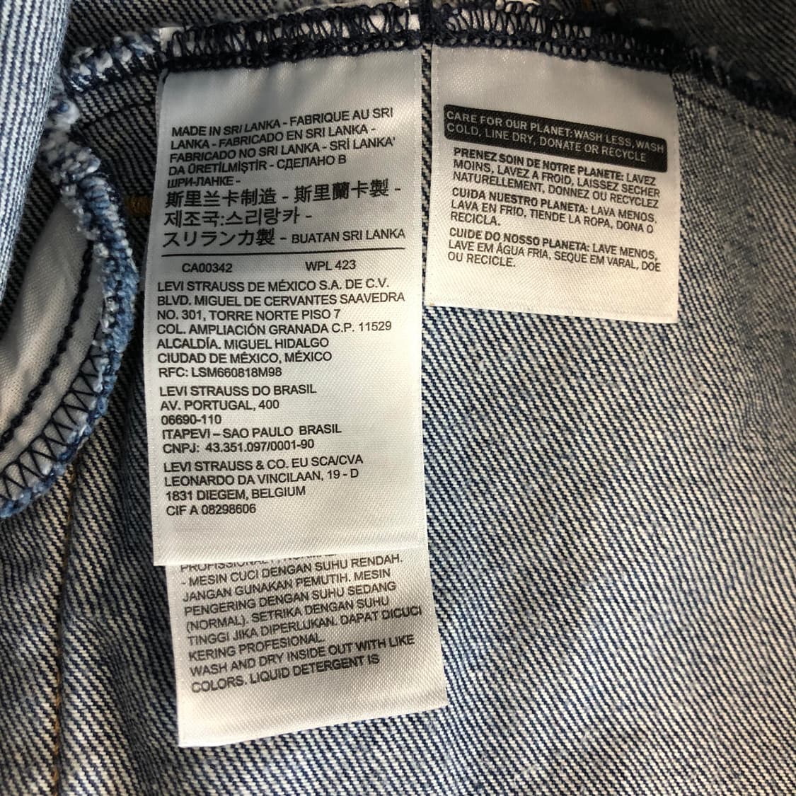 리바이스 3세대 프리미엄빅E탭 트러커자켓 XS 상품이미지6