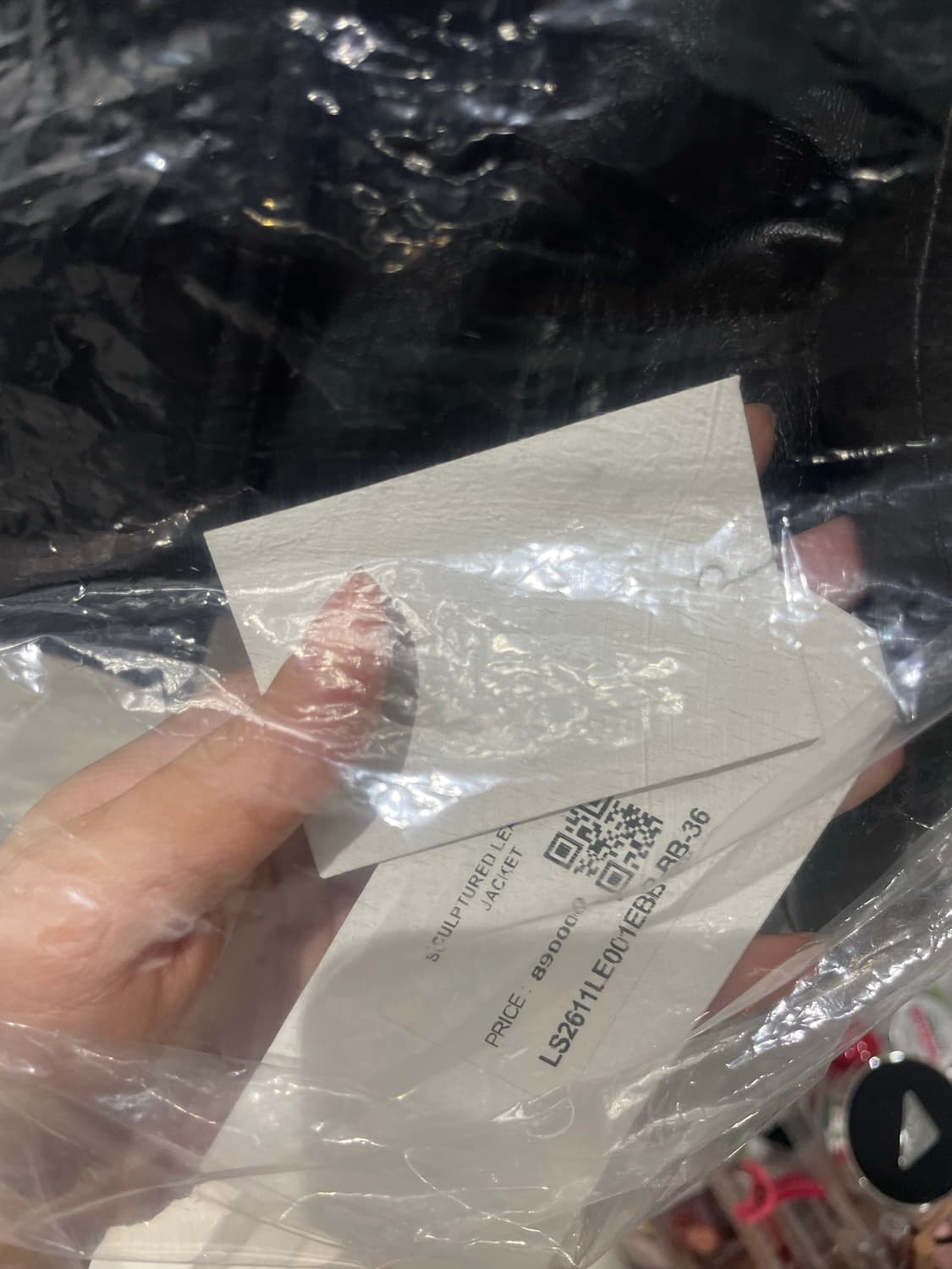 르917 SCULPTURED LEATHER JACKET 레더 자켓 상품이미지5