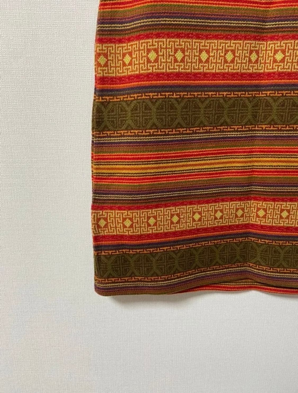 빈티지 모리걸 보헤미안 니트 스커트 상품이미지2