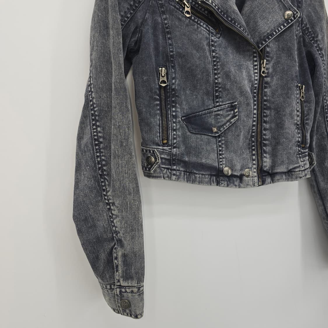 톰보이 빈티지 데님 라이더 자켓 상품이미지10