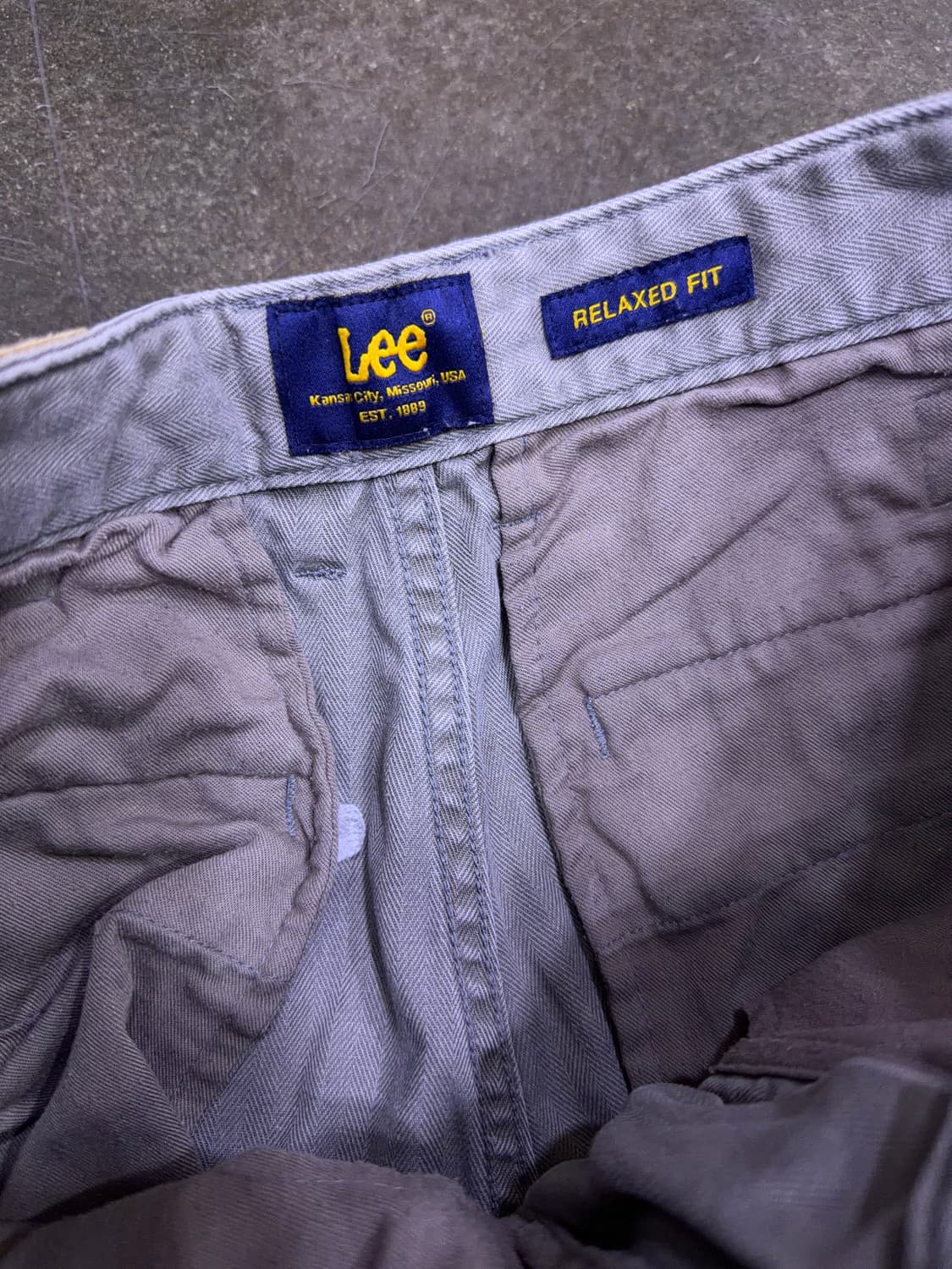 Lee 리 릴렉스핏 헤링본 캐쥬얼 카고팬츠 탄 베이지 28 상품이미지9