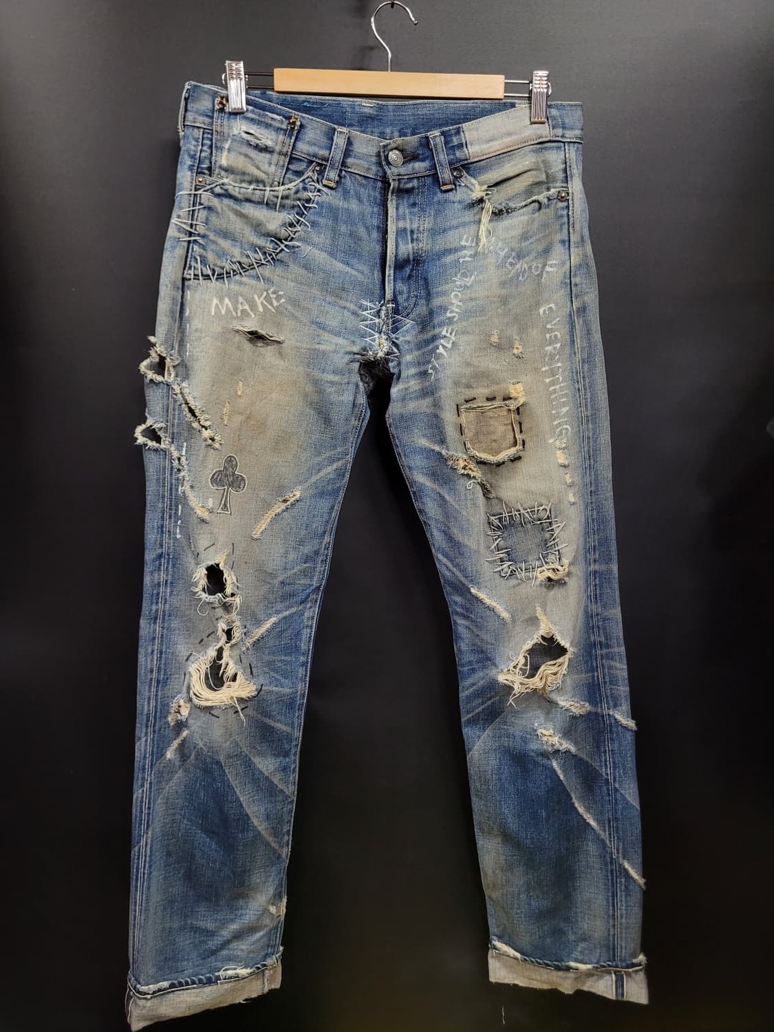 Levis 리바이스 LVC 일판 66501 빅E 아카이브 셀비지 리페어 상품이미지10