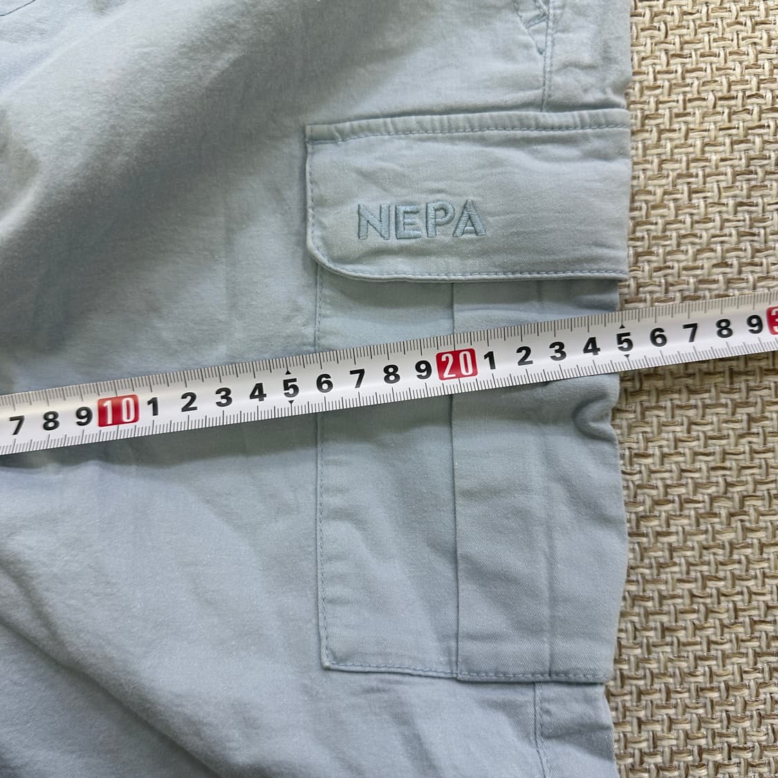 145 네파키즈 라이트블루 카고 팬츠 0408D 상품이미지6