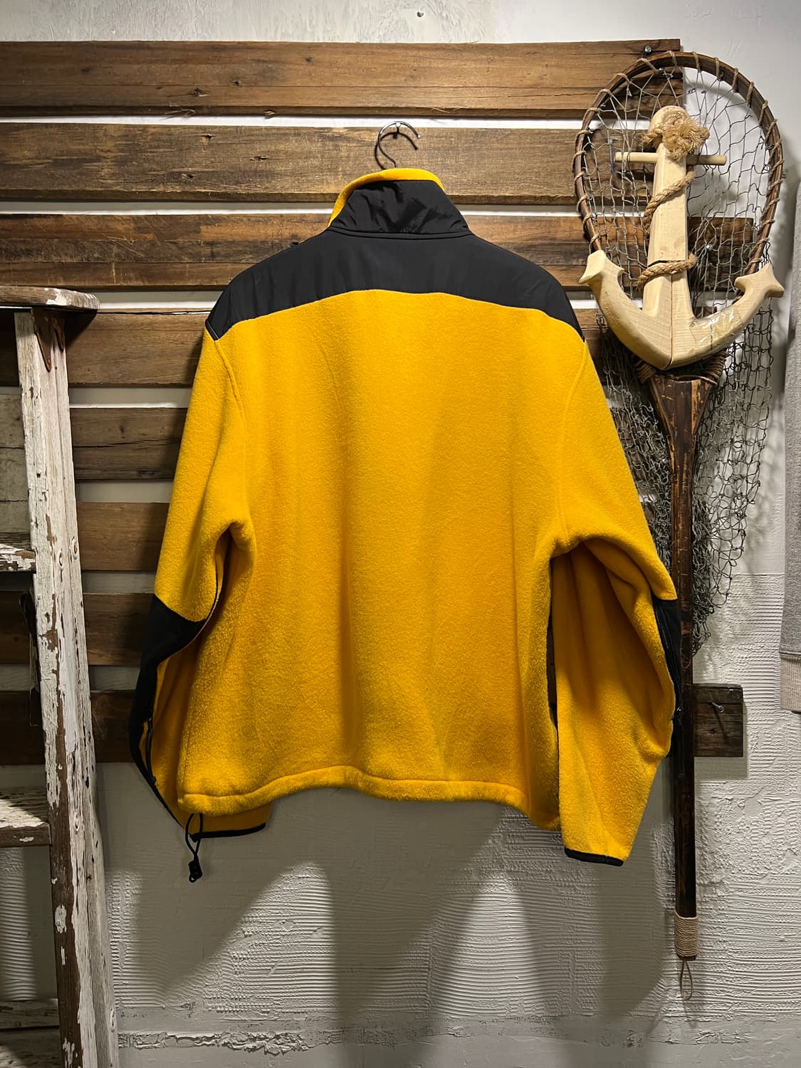 [L]90's 엘엘빈 Made in USA  올웨더 옐로우 플리스 자켓 상품이미지8