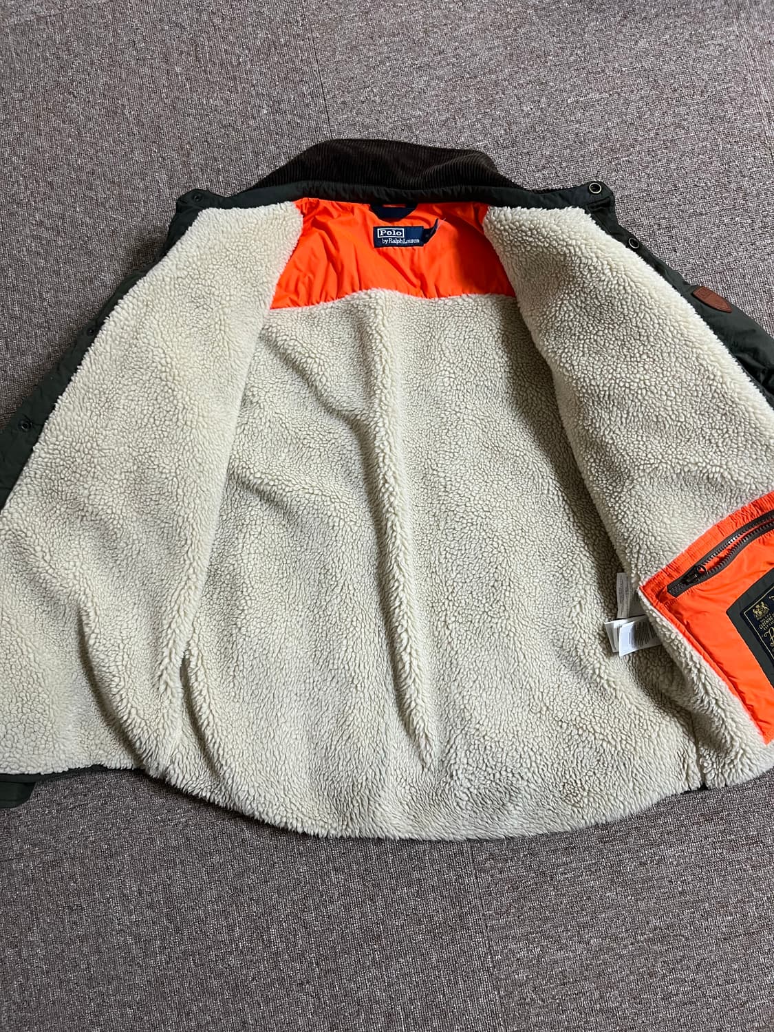 폴로 랄프로렌 퀄팅 양털 자켓 사이즈 M 상품이미지7