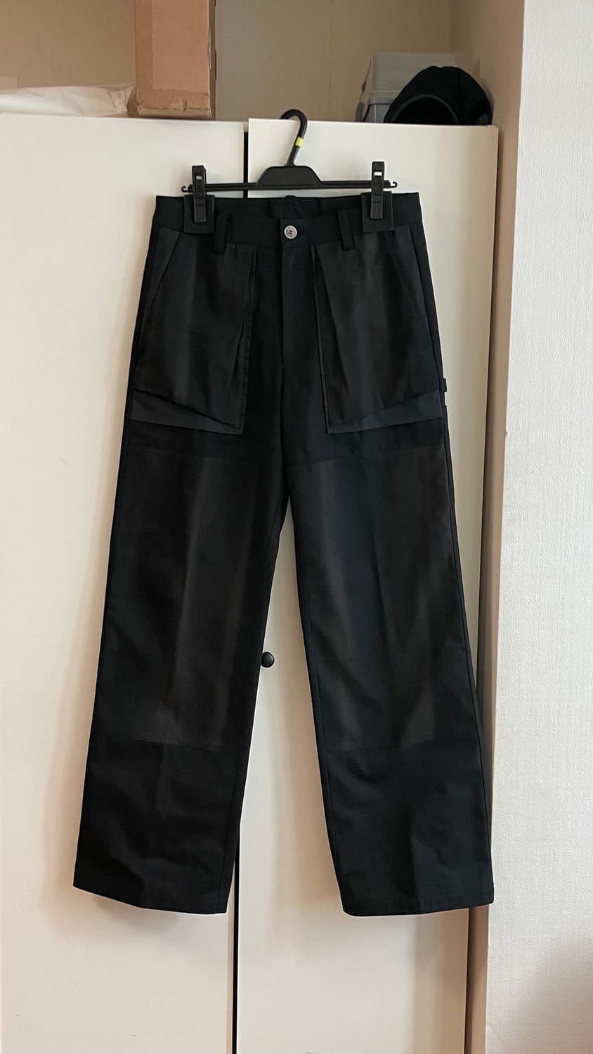 지용킴 24ss 더블니 블랙 상품이미지1