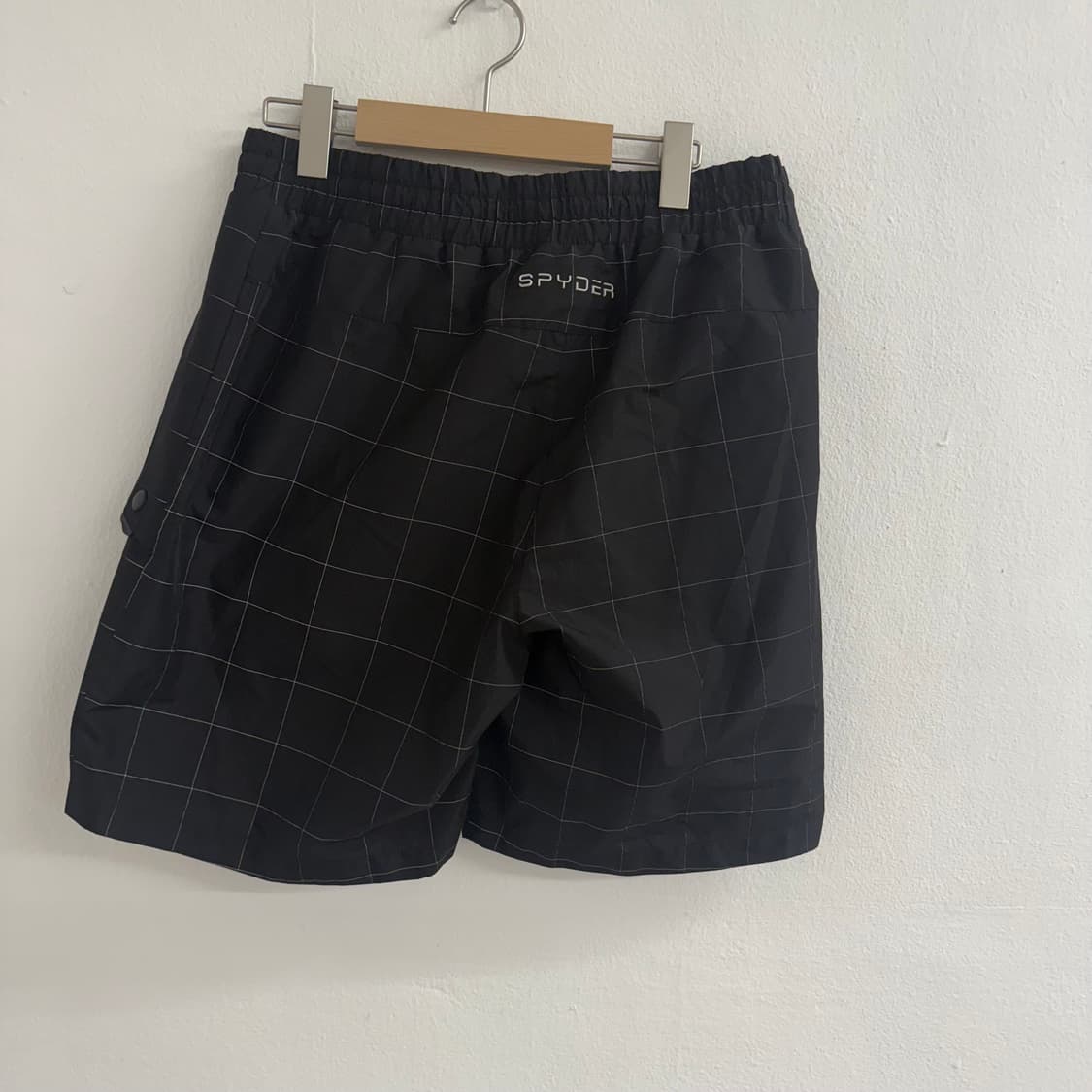 스파이더 심플 로고 체크 하프 팬츠 (XL) 상품이미지3
