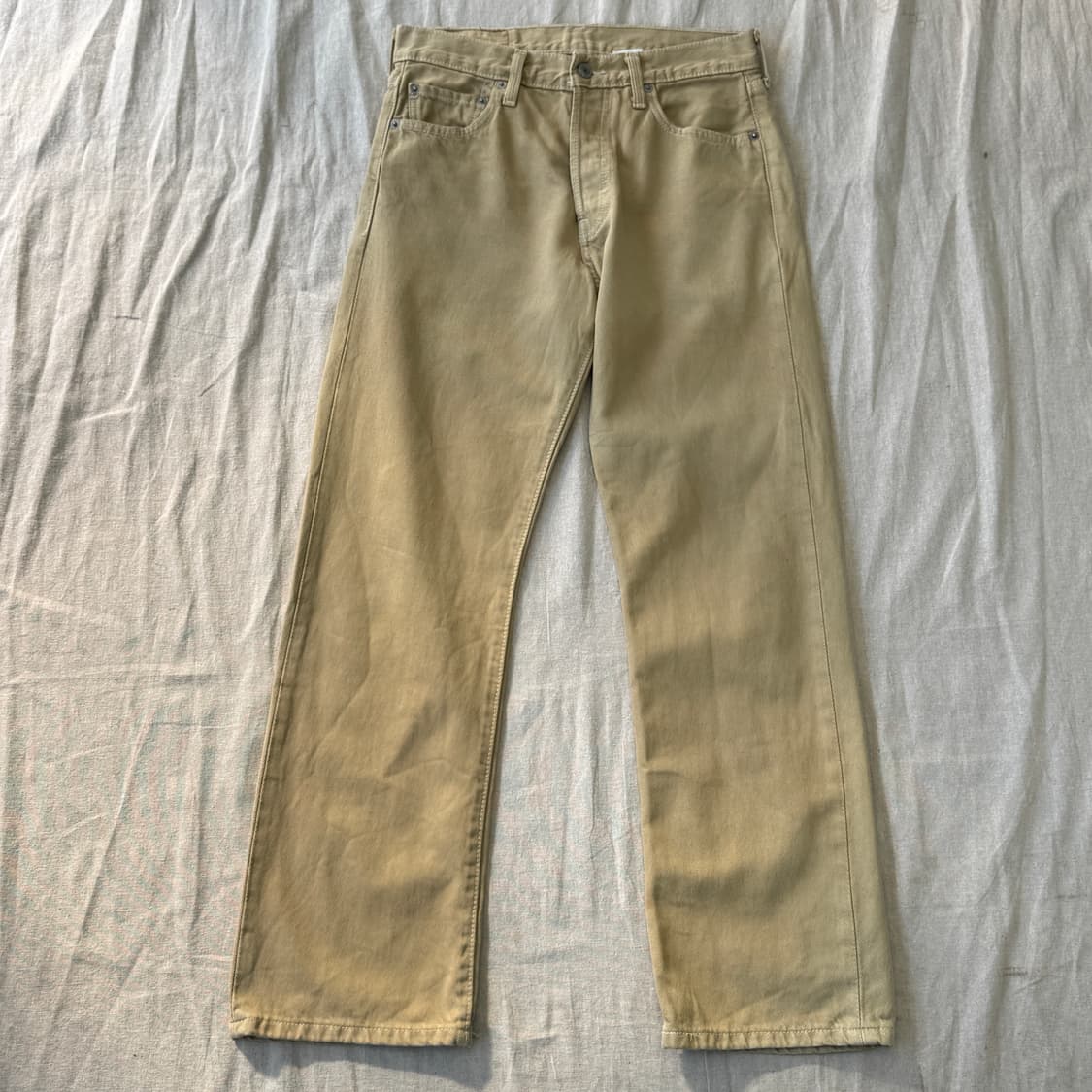 리바이스 00s 빈티지 베이지 코튼 501 30 상품이미지4