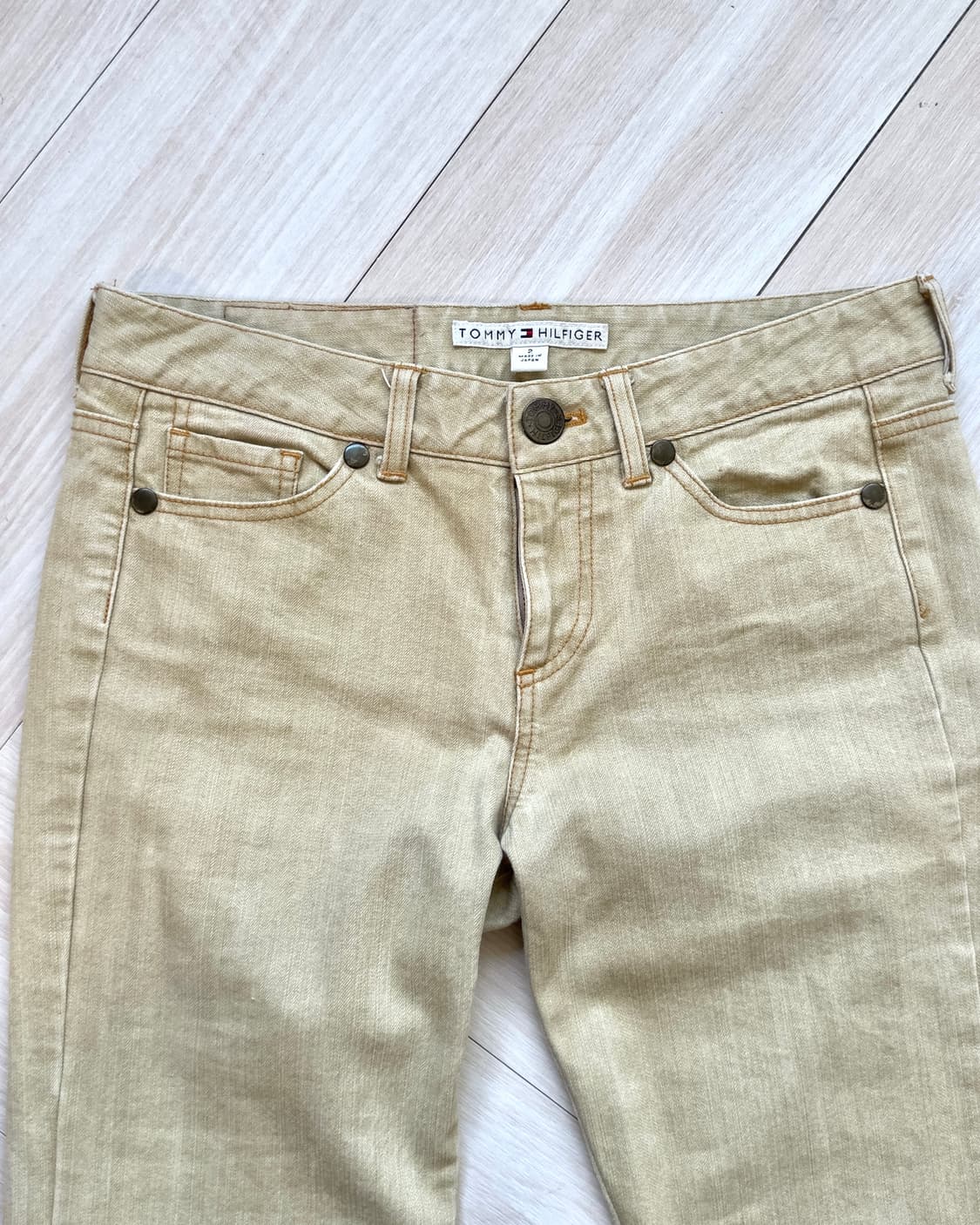 [TOMMY HILFIGER] beige cotton pants 상품이미지2