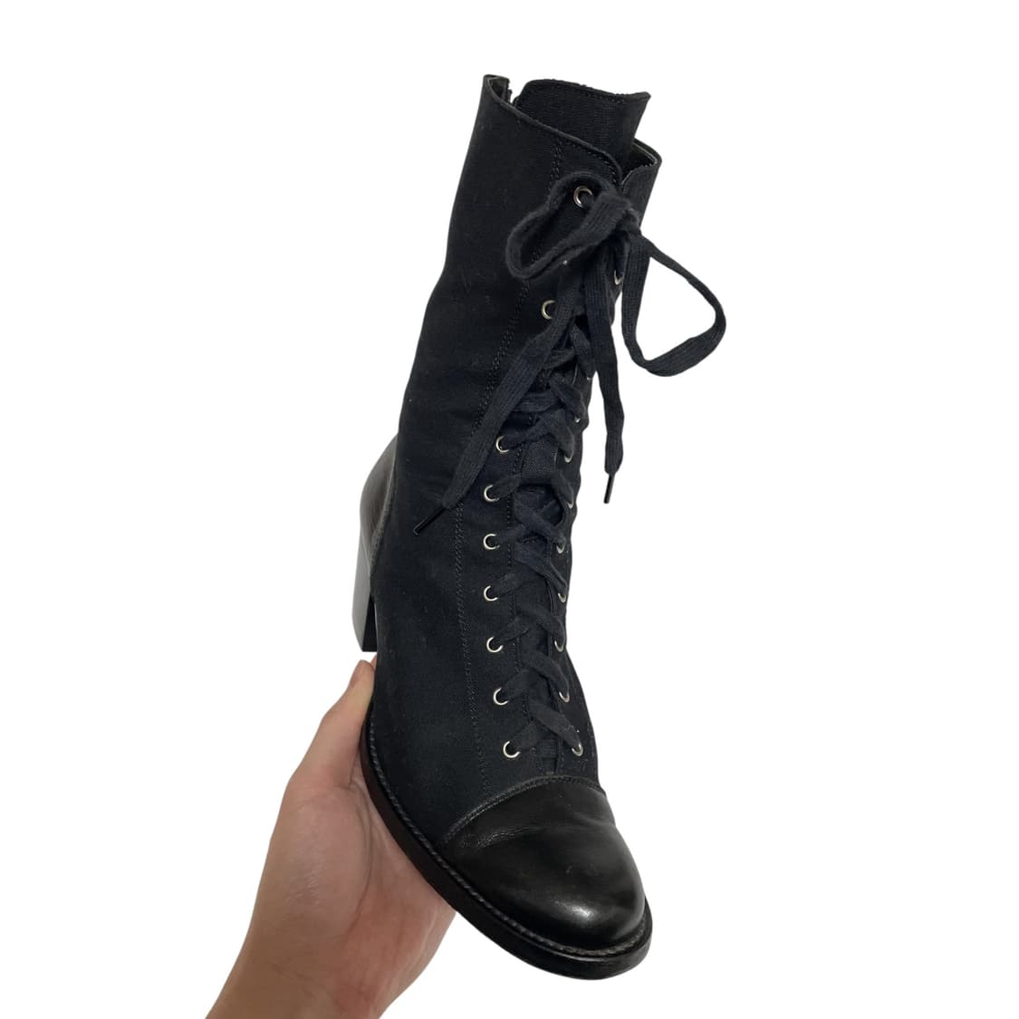 요지 야마모토 와이즈 레이스업 부츠 상품이미지5