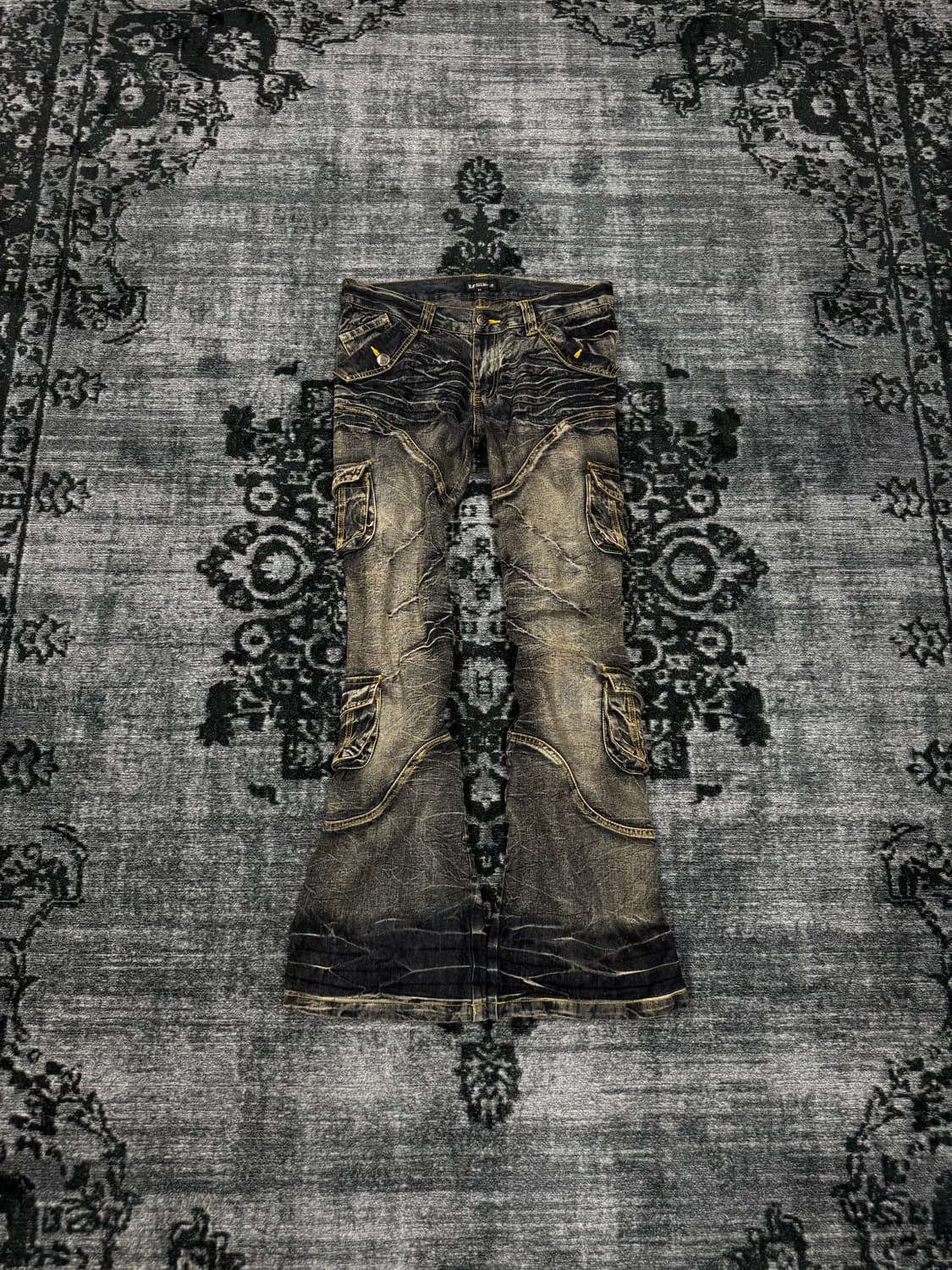 Lowbox 00s grunge washing boots cut deni 상품이미지2