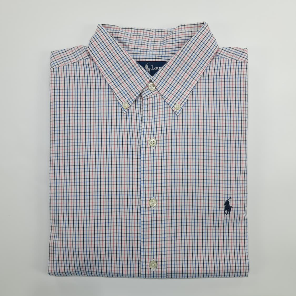 Co993 XL 폴로 랄프로렌 멀티컬러 마이크로체크 긴팔 셔츠 남방 상품이미지8