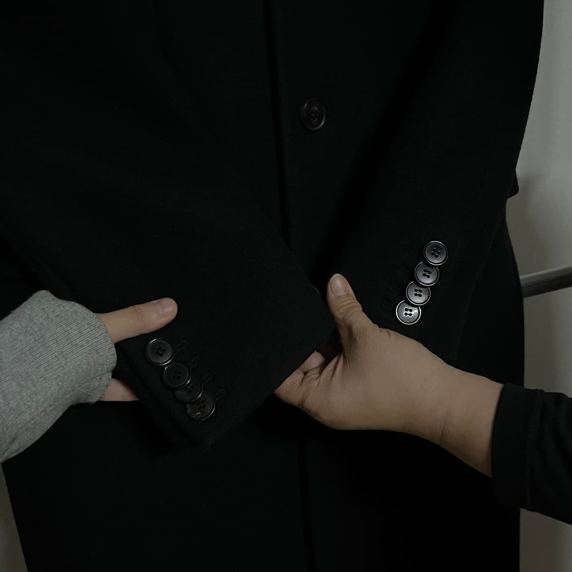 아크네스튜디오 블랙 코트 44 상품이미지7