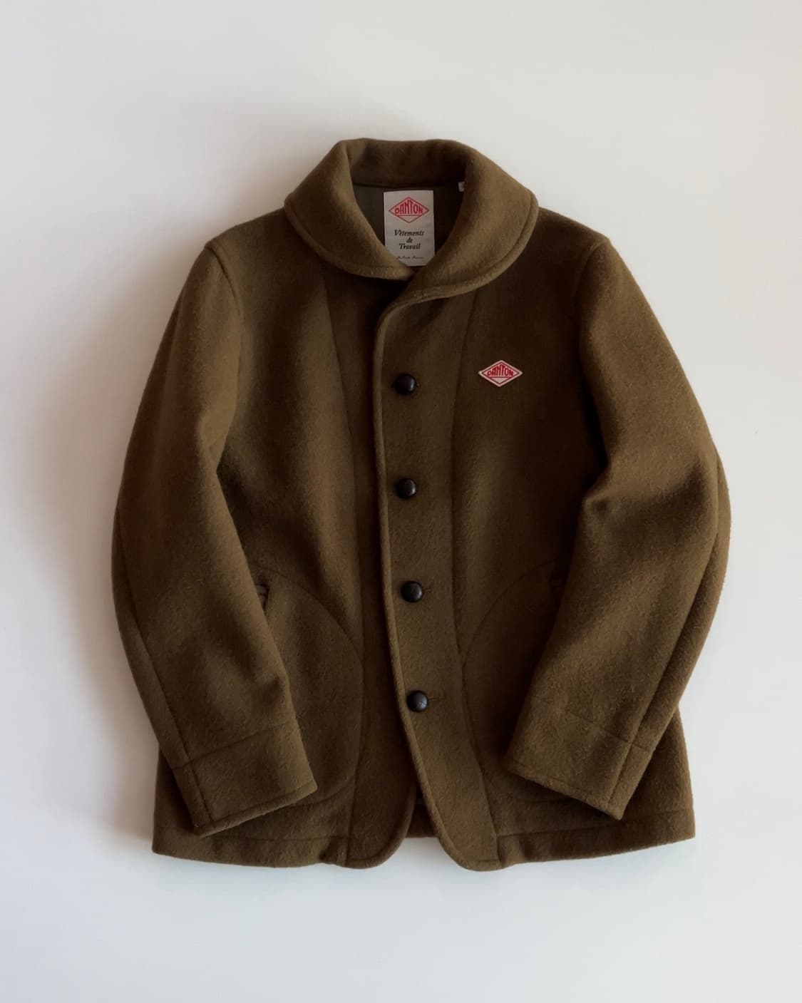 단톤 숄카라 모직 자켓 40 상품이미지1