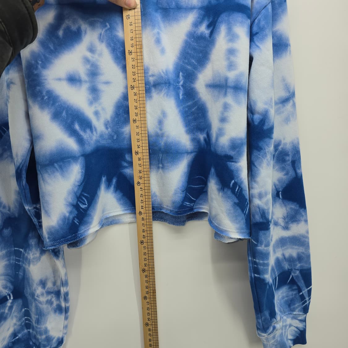 GAP 타이다이 크롭 후드티 블루 상품이미지8