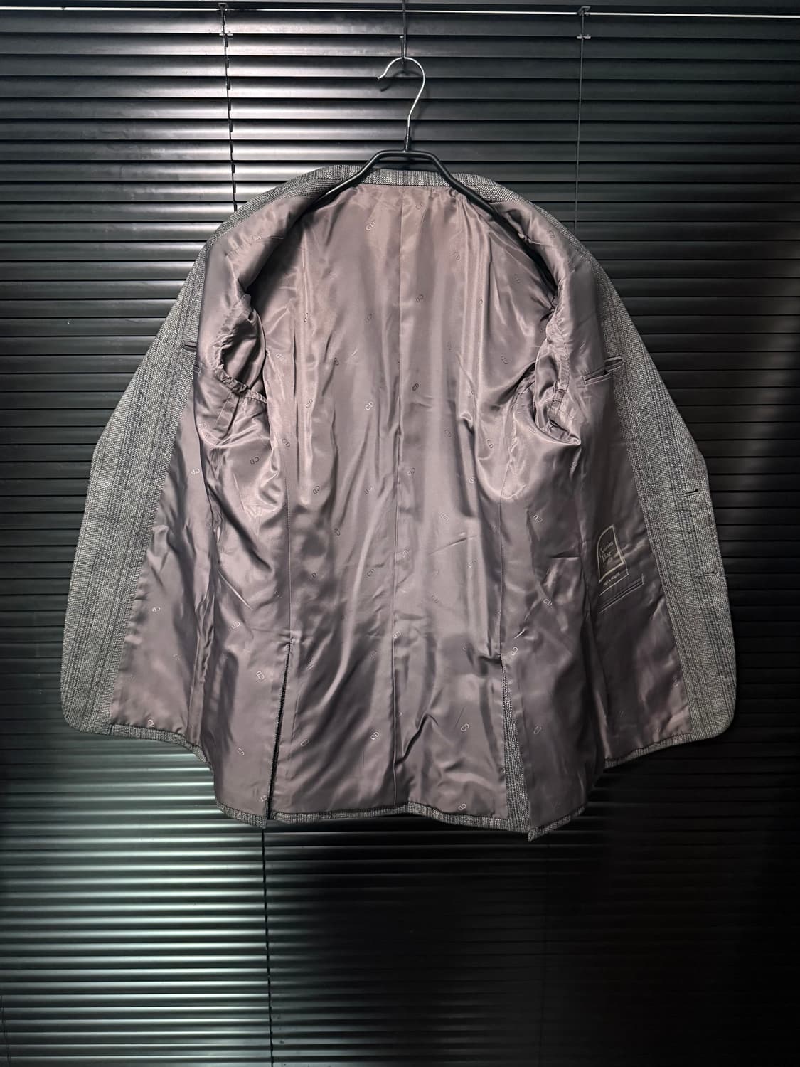 크리스찬 디올 체크 울 일본판 2버튼 블레이져 자켓 명품 빈티지 Dior 상품이미지6