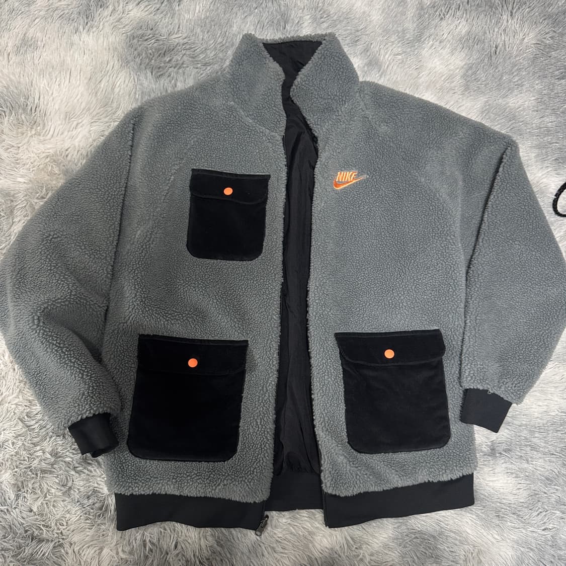 나이키 리버시블 후리스자켓 100사이즈 상품이미지1