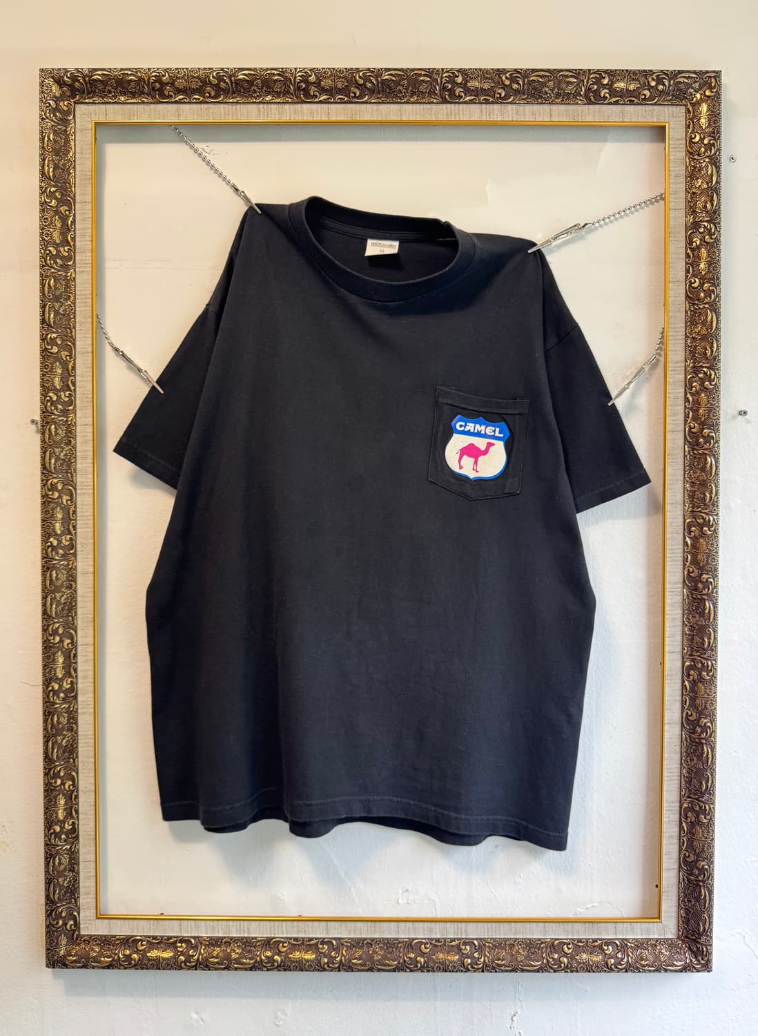 빈티지 90s Camel Pocket 카멜 포켓 티셔츠 상품이미지1