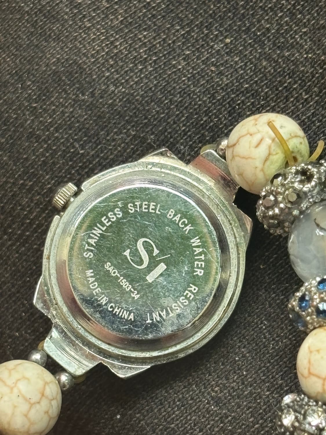 vintage SI beads charm bracelet watch 상품이미지5