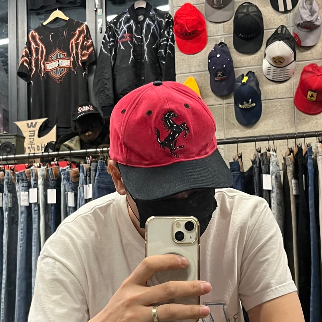 빈티지 페라리 볼캡 상품이미지6