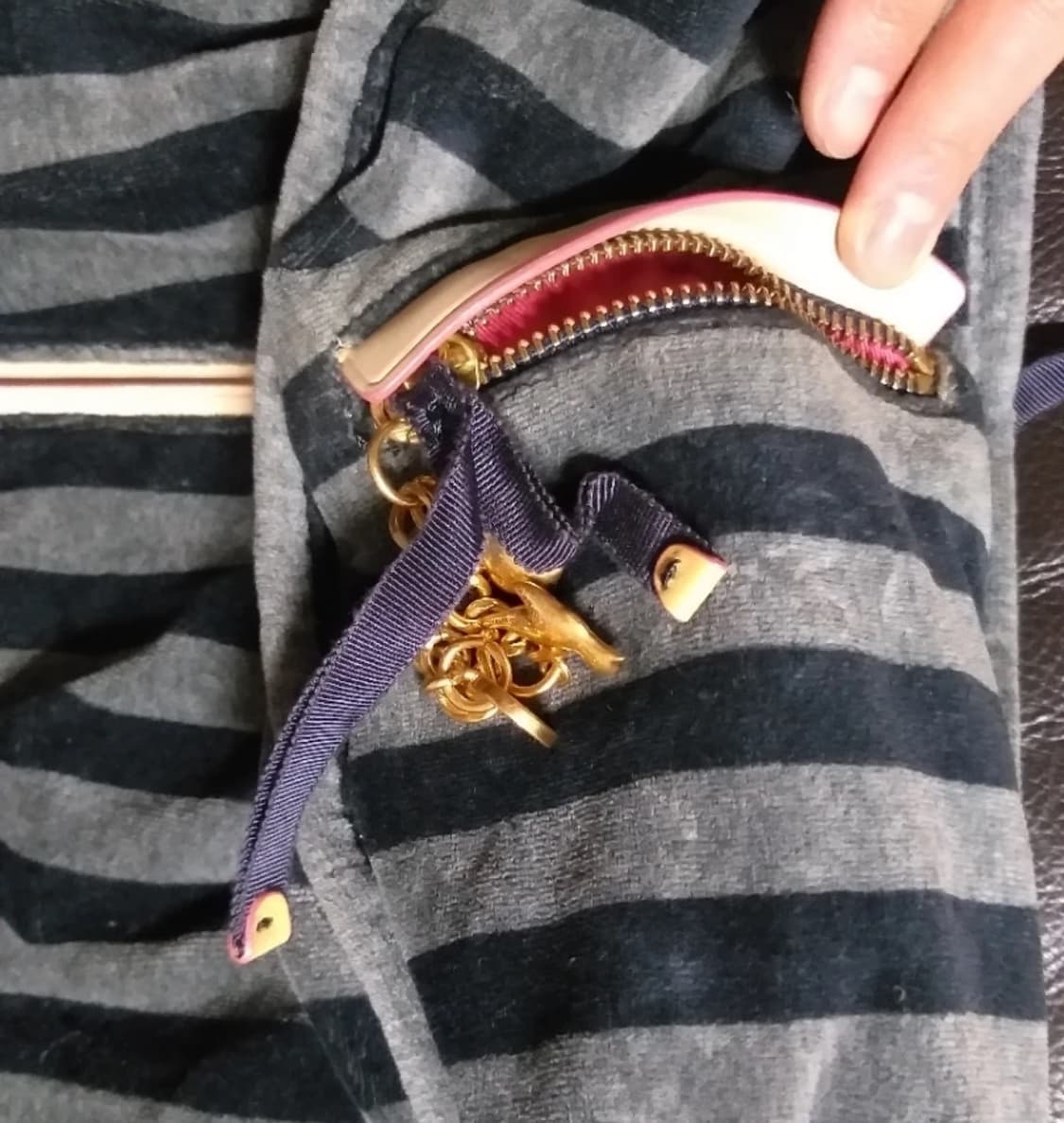 Juicy couture 쥬시꾸뛰르 벨벳토드백 상품이미지4