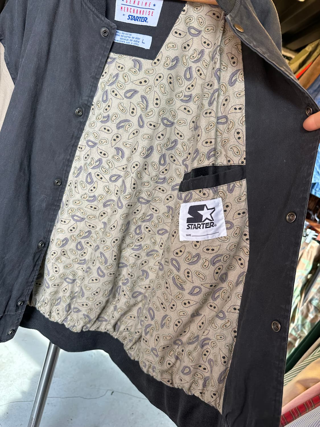 90s 스타터 Mlb 페이드 시카고 화이트삭스 베이스볼 자켓 상품이미지9