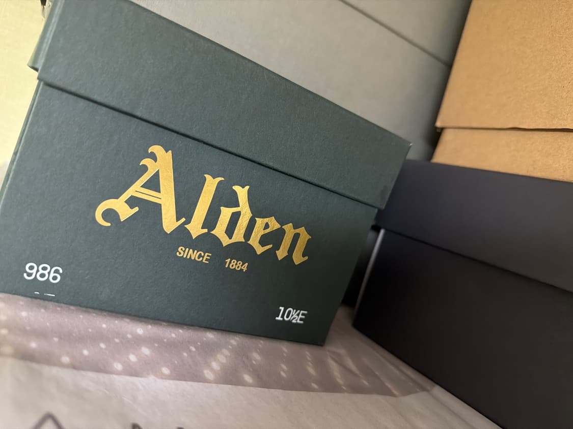 알든 986 슈즈 10.5e 사이즈 (풀박스+알든 슈트리) 상품이미지1