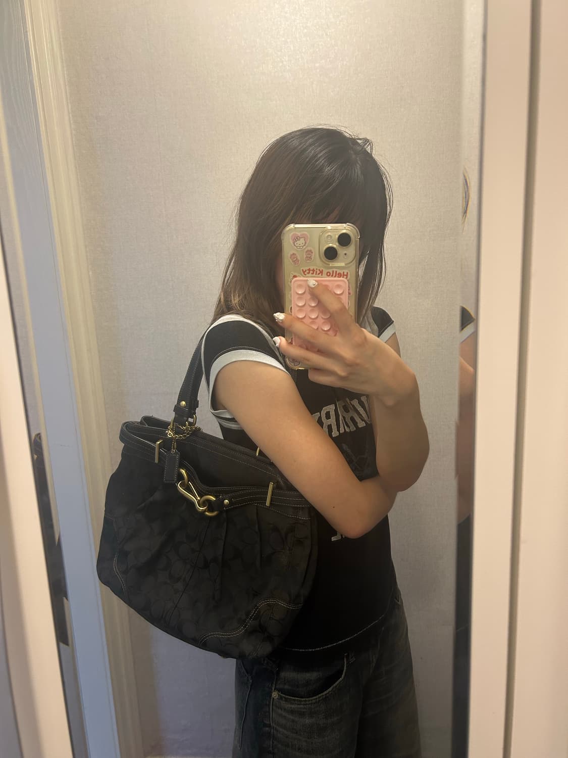 코치 빈티지 캔버스 숄더백 상품이미지5