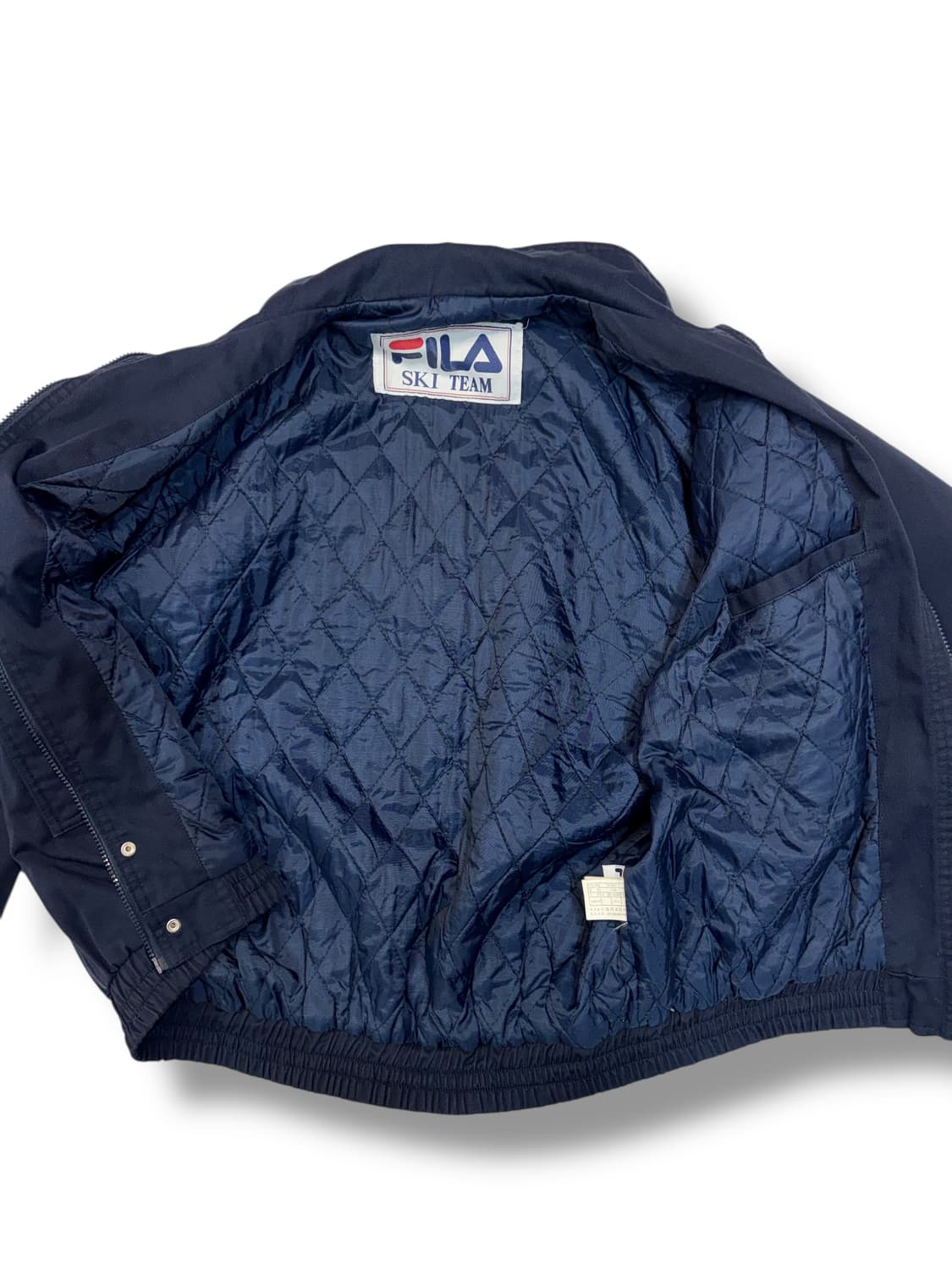 90s 휠라 FILA 스키팀 코튼 블루종 자켓 (L)   상품이미지5