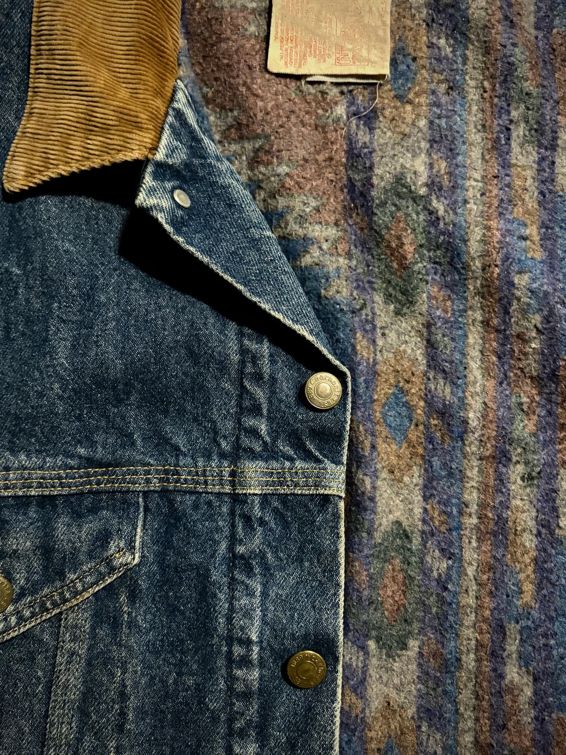 90s 칼하트 아즈텍 트러커 PJB008 XL USA🇺🇸 상품이미지7