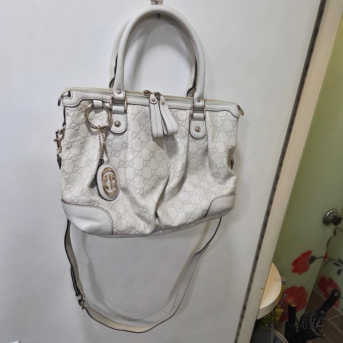 구찌 씨마 아이보리 2way 거의 새 제품 상품이미지1