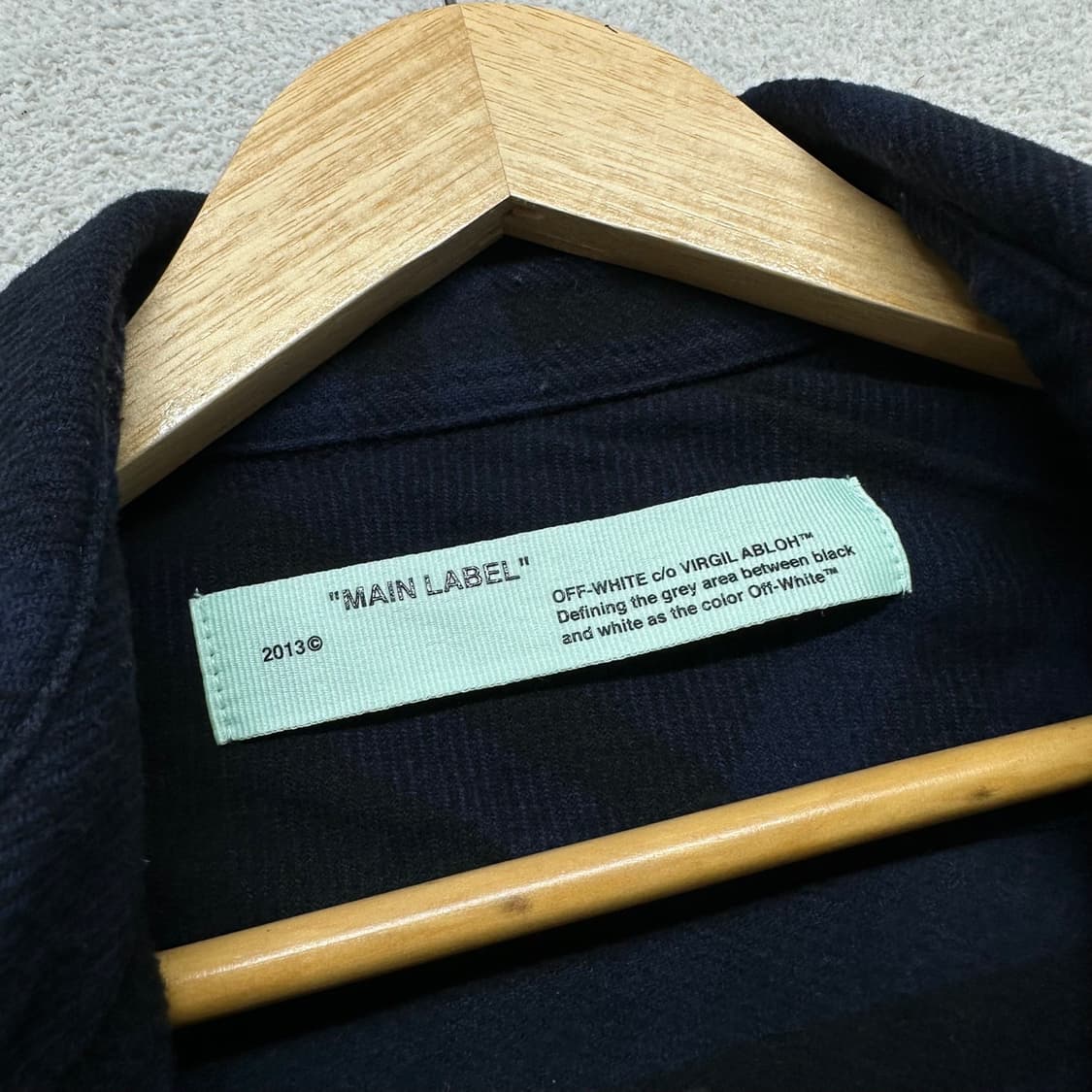  오프화이트 11주년 체크셔츠 XXS  상품이미지5