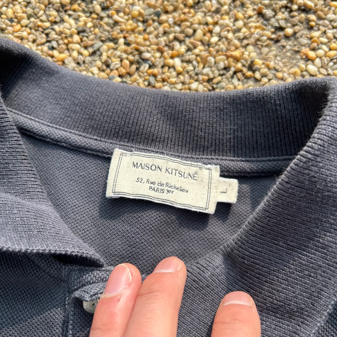 메종키츠네(Maison kitsune) 더블 폭스 카라티 상품이미지4