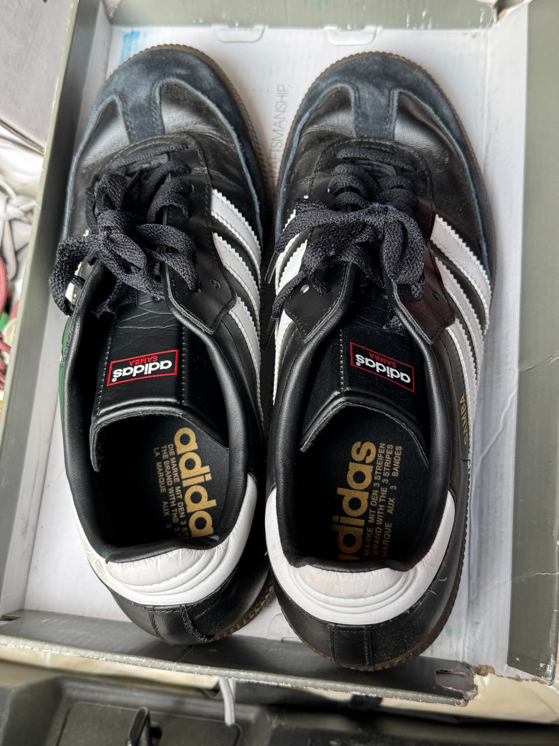 아디다스 삼바 레더 코어 블랙 상품이미지3