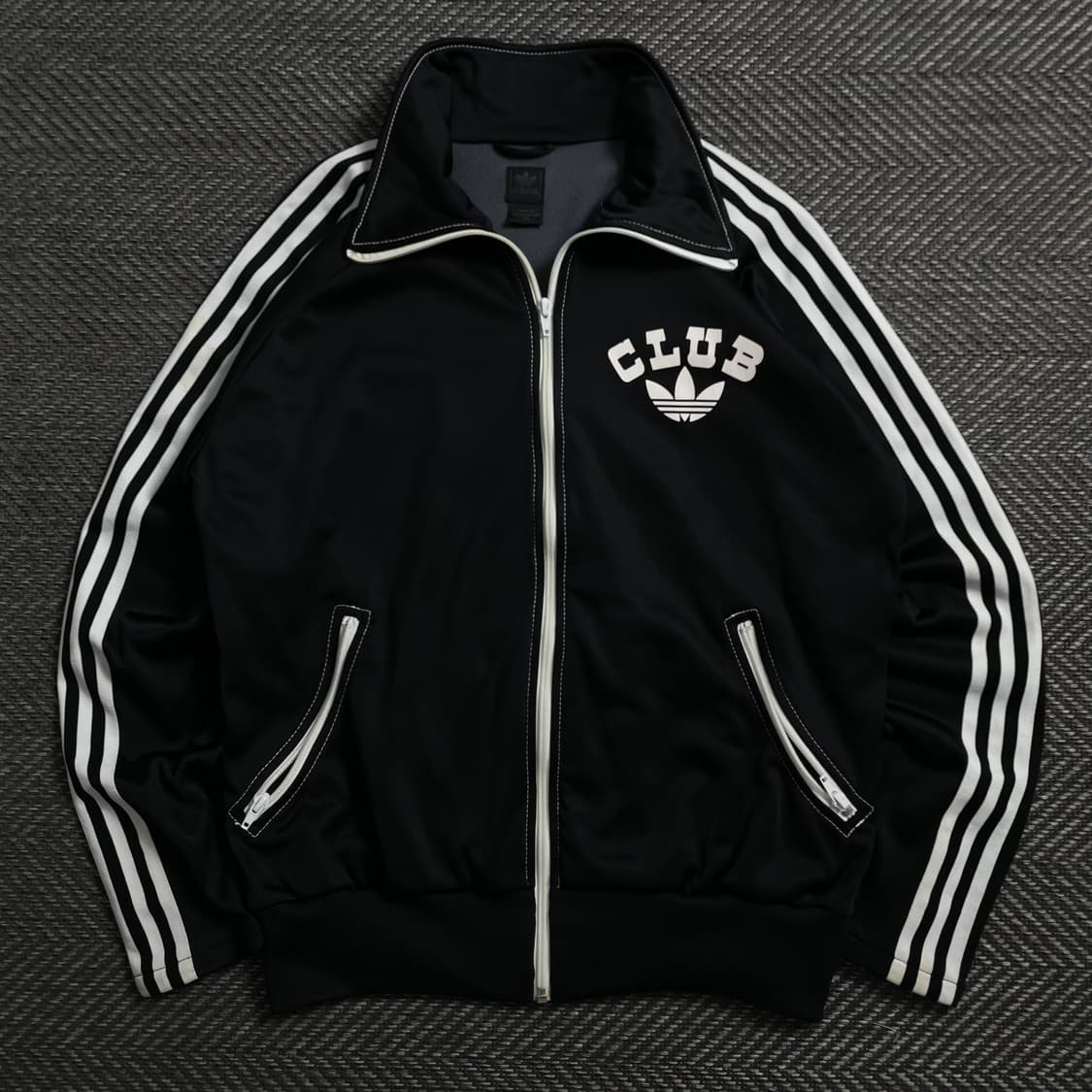 00s 아디다스 클럽 빅로고 올드스쿨 트랙탑 져지o 4064 상품이미지2