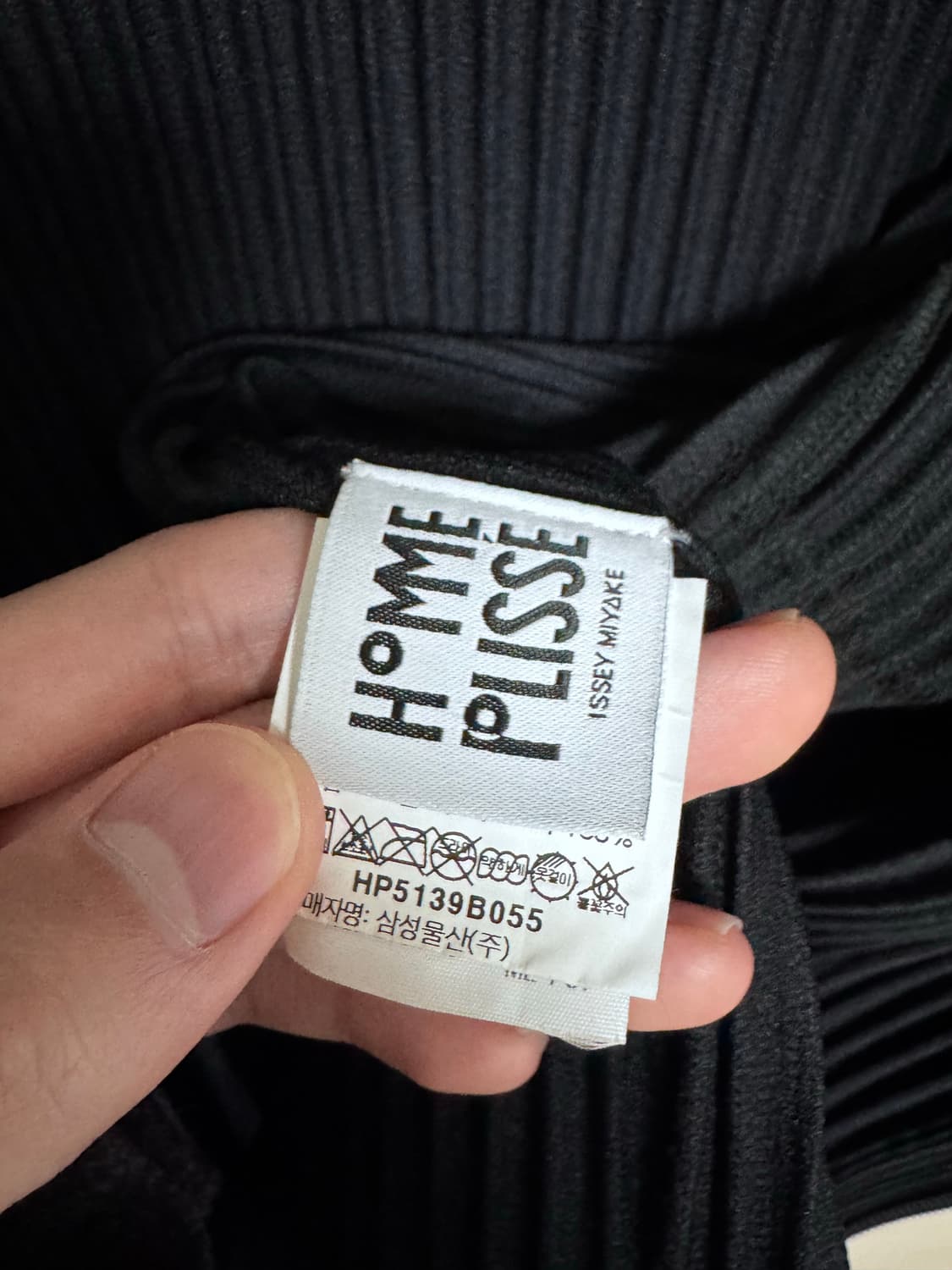 옴므플리세 오버 사이즈 하이넥 자켓 상품이미지8