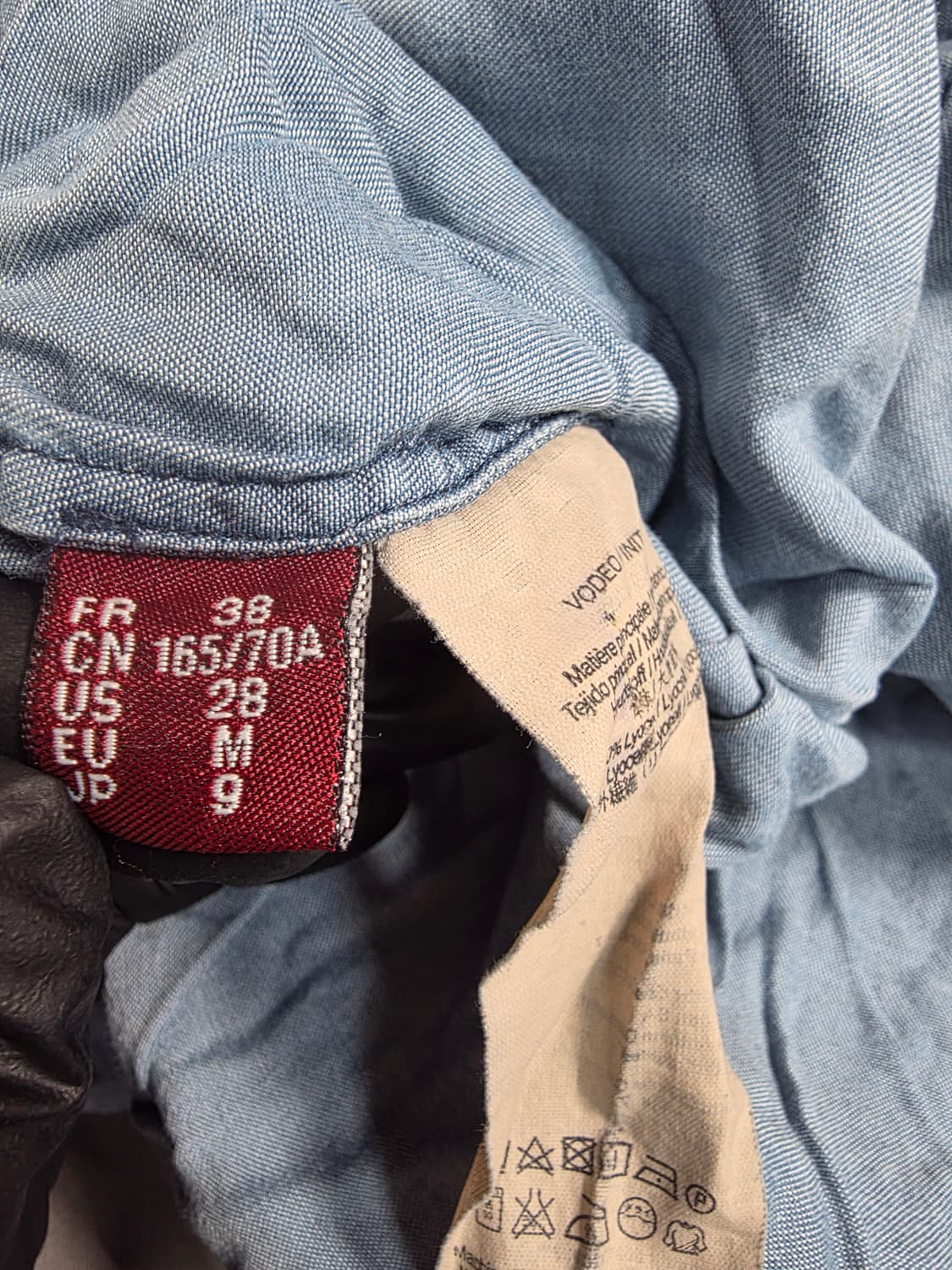 Comme Ca Du Mode 꼼뜨와데꼬또니에 데님 셔츠 M (미니멀) 상품이미지5